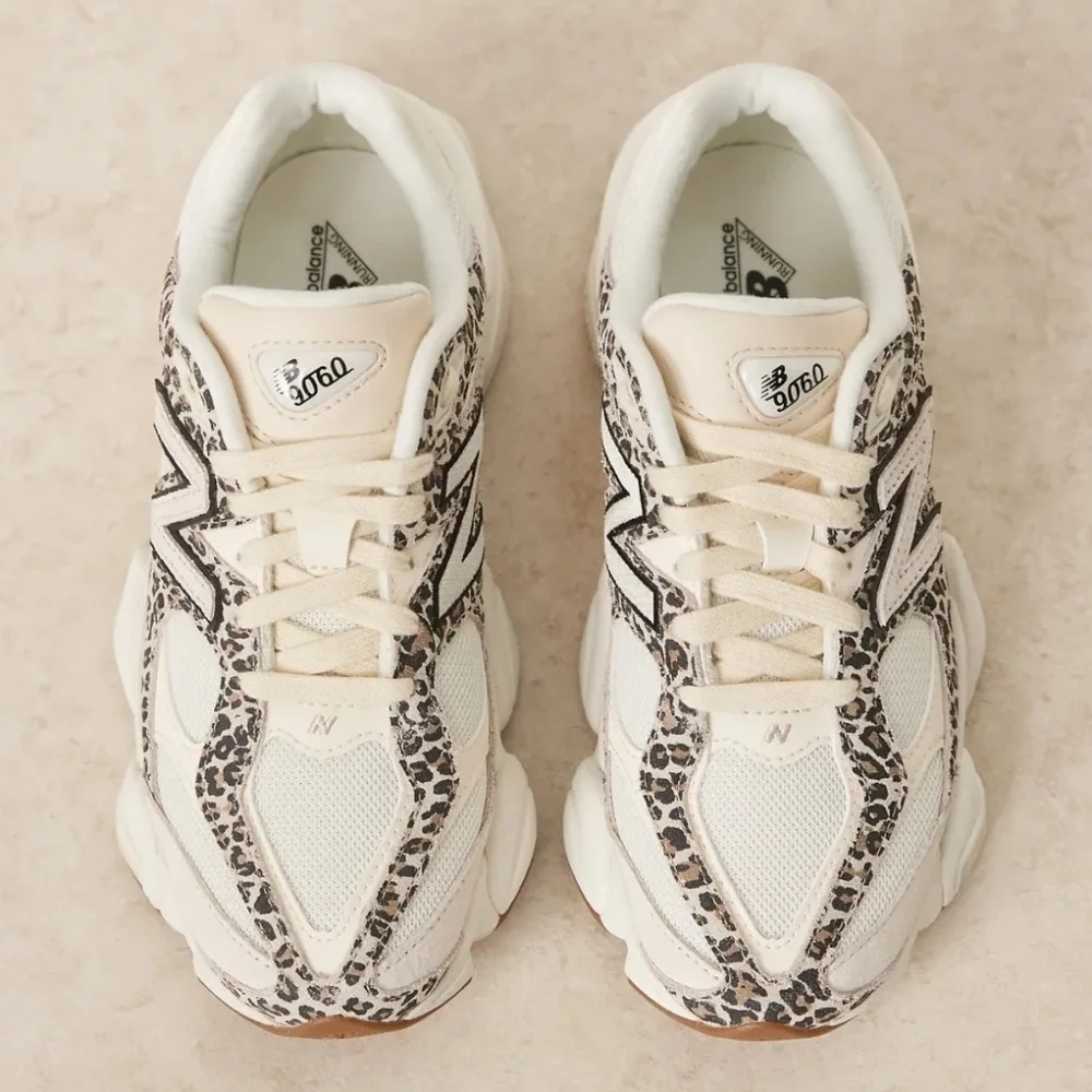 Rare New Balance 9060 Women's  Leopard Sneakers - Picture 3 of 4